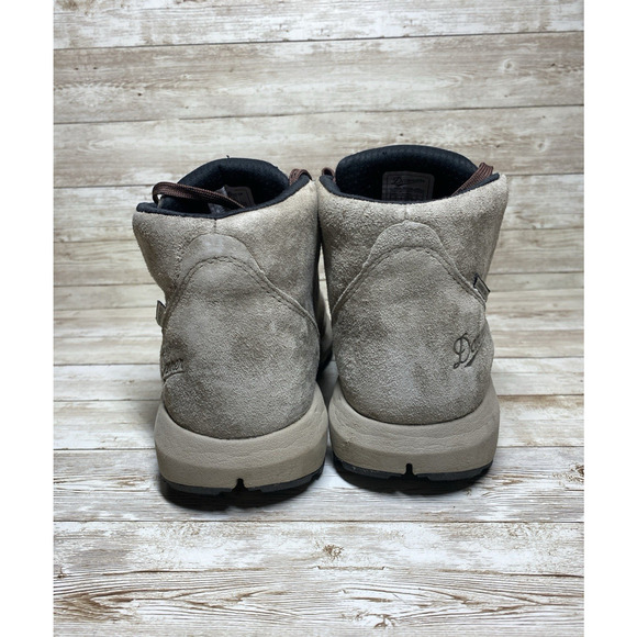Danner Boots Womens 8 Grey Vibram Sole Danner Dry Mega Grip Hiking Camping - Picture 4 of 14